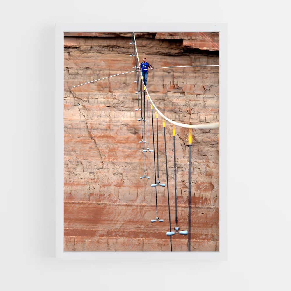 Poster Nik de wallenda – affiche Saut à l’élastique (vue 3)